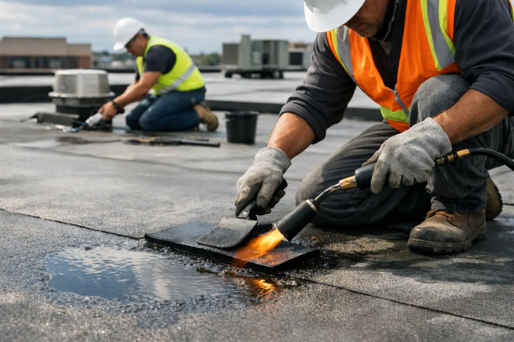 Commercial Flat Roof Repair That Stops Costly Leaks