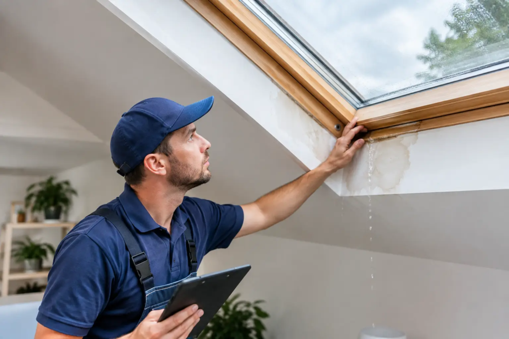 Skylight Leak Repair Before Water Spreads