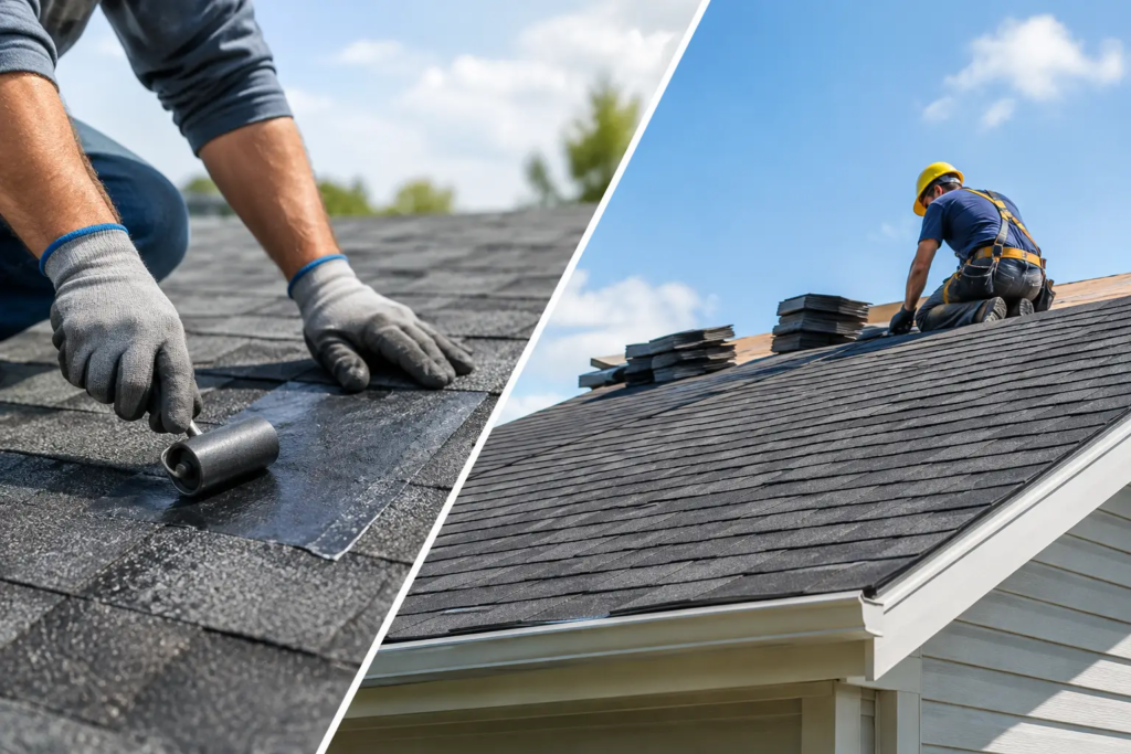 Roof Patch Versus Reroof: Which Protects More?